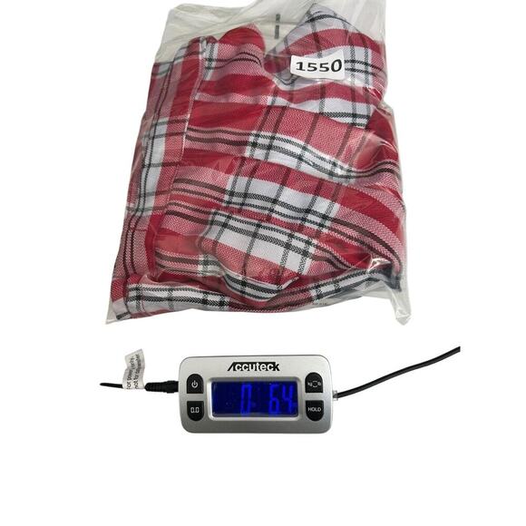 Jolie and Joy Skirt Womens Size XL Red White Plaid Pleated Skater Mini Preppy - Picture 10 of 10